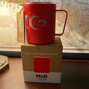 NWT MiiR 12oz VI Camp Cup Slide Lid Cascara Red 3D Tech Stainless Insulated